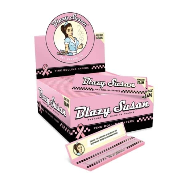 Blazy Susan Pink Papers