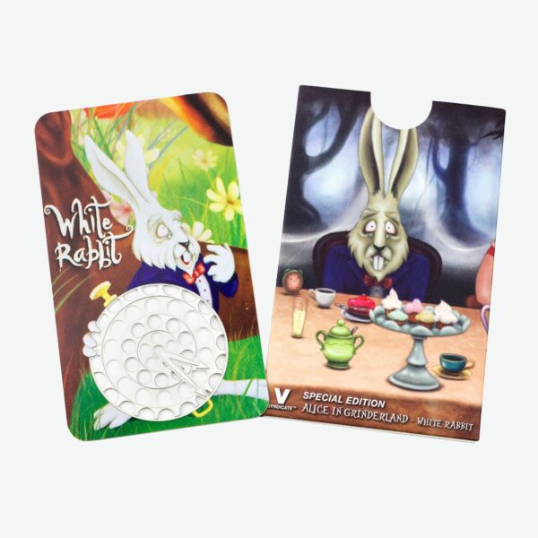 V Syndicate Special Edition Alice in Grinderland White Rabbit Card Grinder