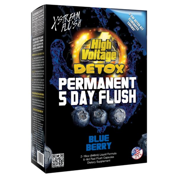 High Voltage Detox Permanent 5 Day Flush Blueberry