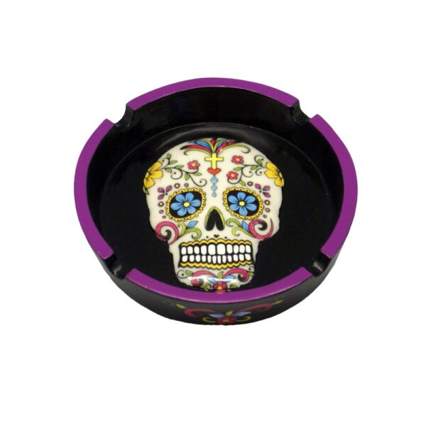 Epic Wholesale - White Day of the Dead Ashtray