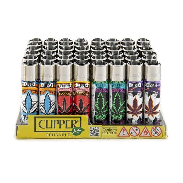Clipper Lighters Oriental Leaves