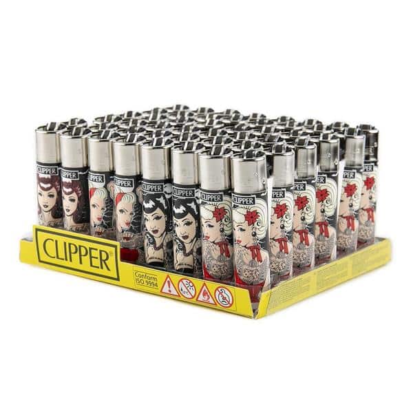 Clipper Lighters Rock Pinup