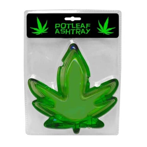 Epic Wholesale - Green Pot Leaf Ashtray
