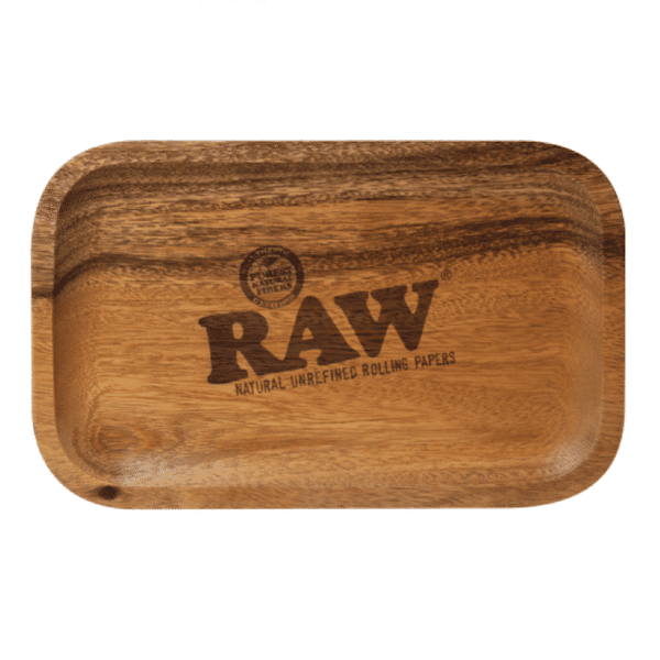 Raw Wood Rolling Tray Small
