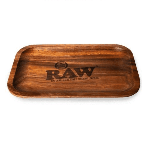 Raw Wood Rolling Tray Small