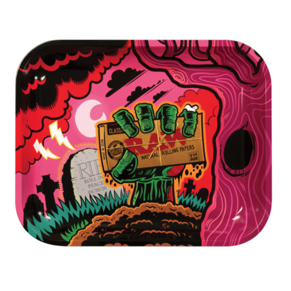 Raw Zombie Rolling Tray Large