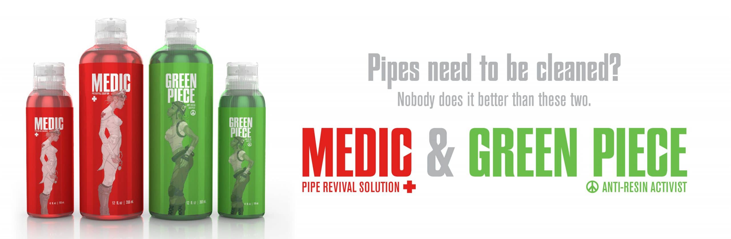 Medic and Green Piece -- Cleaning Solutions