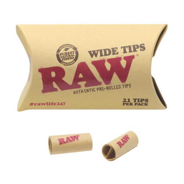 Raw Pre-rolled Tips Wide