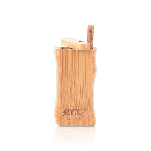 RYOT Large 3inch Wooden Dugout in Bamboo with One Hitter