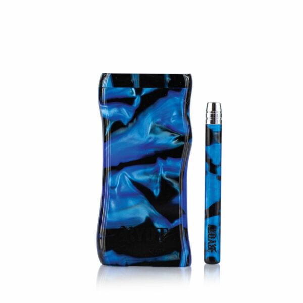 RYOT® Large 3inch Acrylic Dugout in Blue with Matching One Hitter