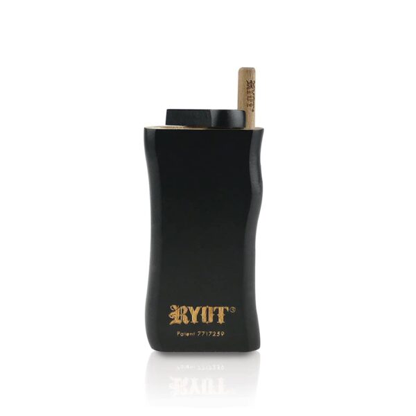 RYOT® Large 3inch Wooden Dugout in Black with Matching One Hitter