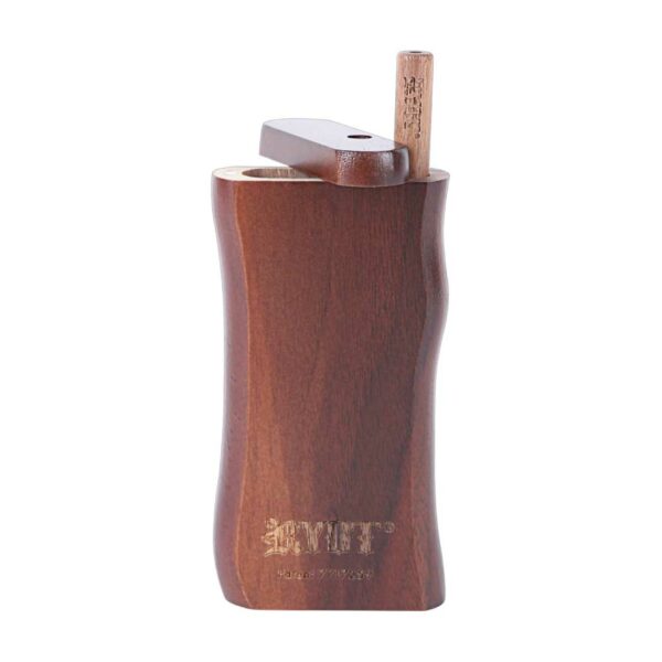 RYOT® Large 3inch Wooden Dugout in Walnut with Matching One Hitter