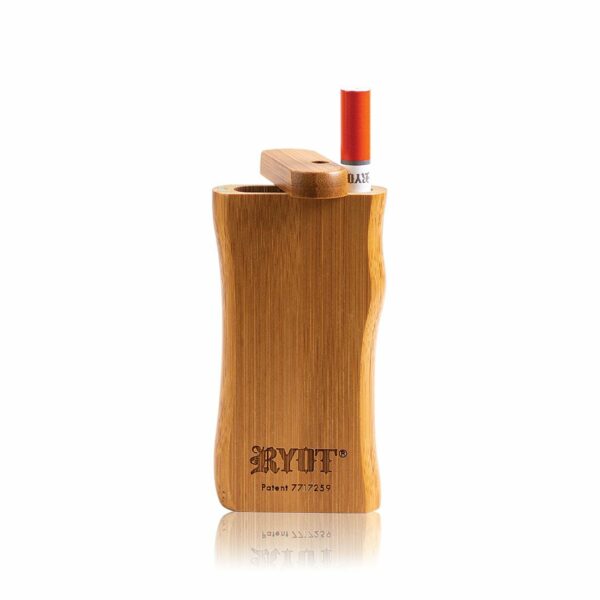 RYOT® Large 3inch Wooden Magnetic Dugout in Bamboo with CIG-1 Bat