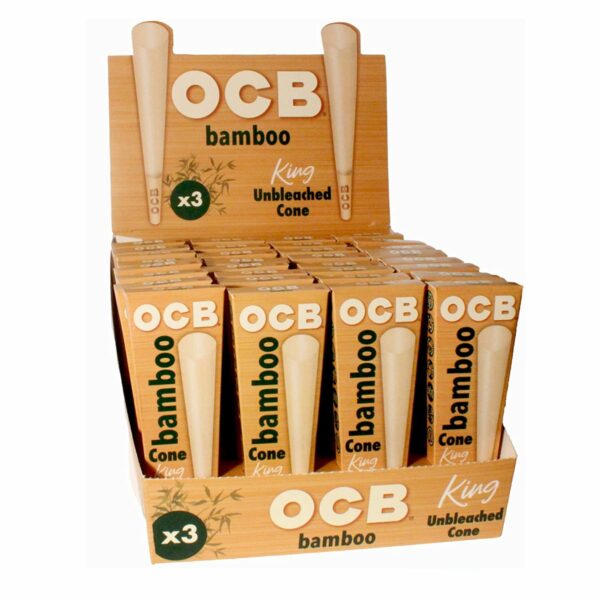 OCB Bamboo King Size Cones