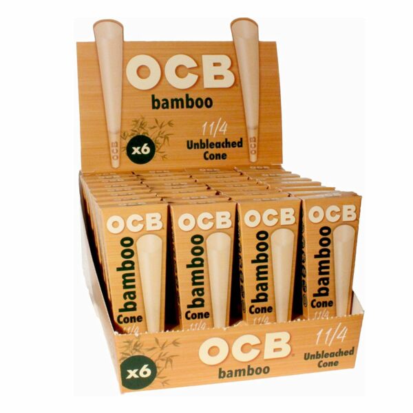OCB Bamboo 1.25 Cones