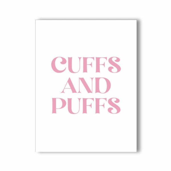 NaughtyKards -- Cuffs And Puffs Card