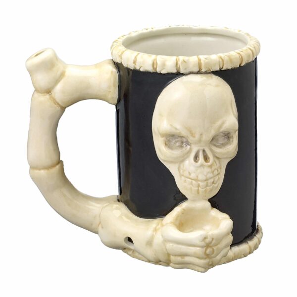 Skull Bone Pipe Mug