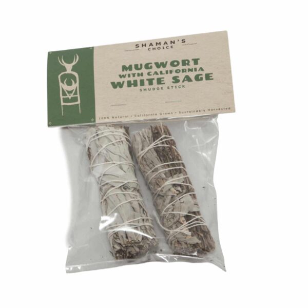 Epic Wholesale - Shaman's Choice Mugwort With California White Sage Smudge Stick