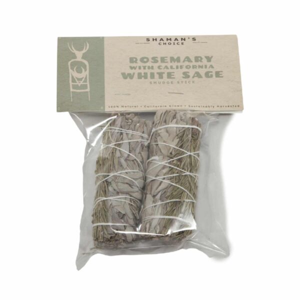 Epic Wholesale - Shaman's Choice Braided Rosemary with California White Sage Smudge Stick