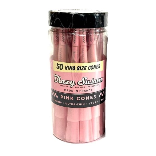 Epic Wholesale -- Blazy Susan Pink King Size Cones 50ct