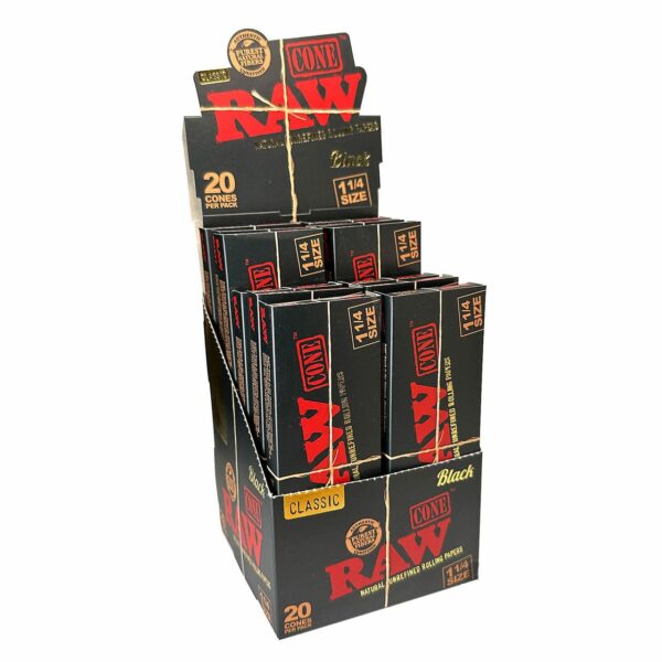 Epic Wholesale - RAW Black 1.25" Cones