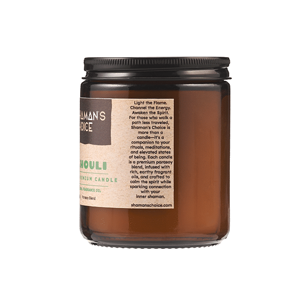 Shamans Choice Wood Wick Candle 8oz Patchouli