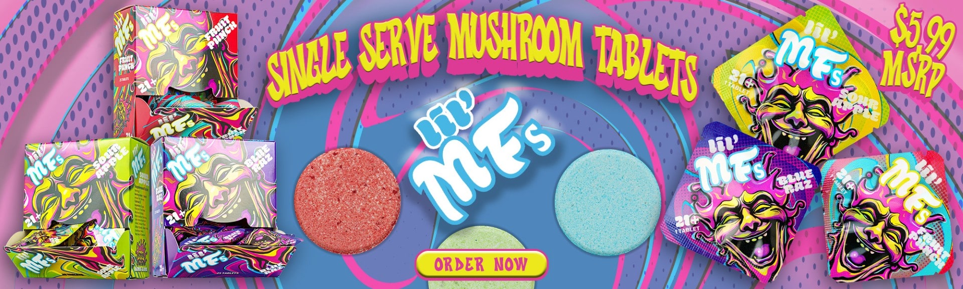 Lil MFs Mushroom Tablets