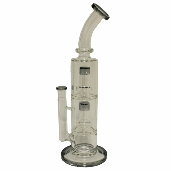 12inch Double Cut Glass Perk Waterpipe
