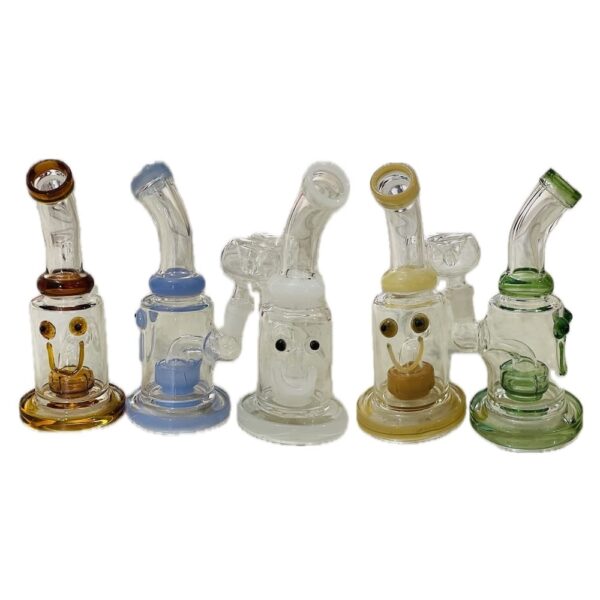5inch Bent Neck Cut Glass Waterpipe