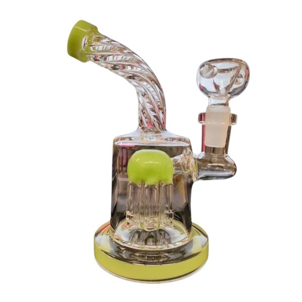 7inch Bent Neck 6 Tree Waterpipe
