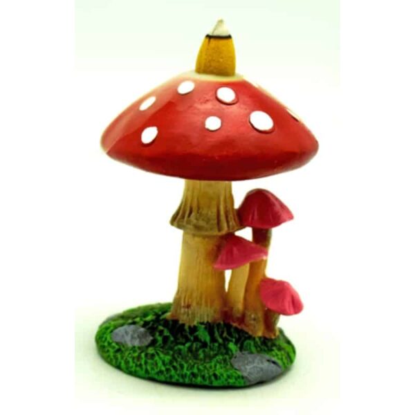 MUSHROOM BACK FLOW INCENSE BURNER