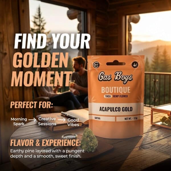 Gas Boys Acapulco Gold THCA Flower – 42g Jug