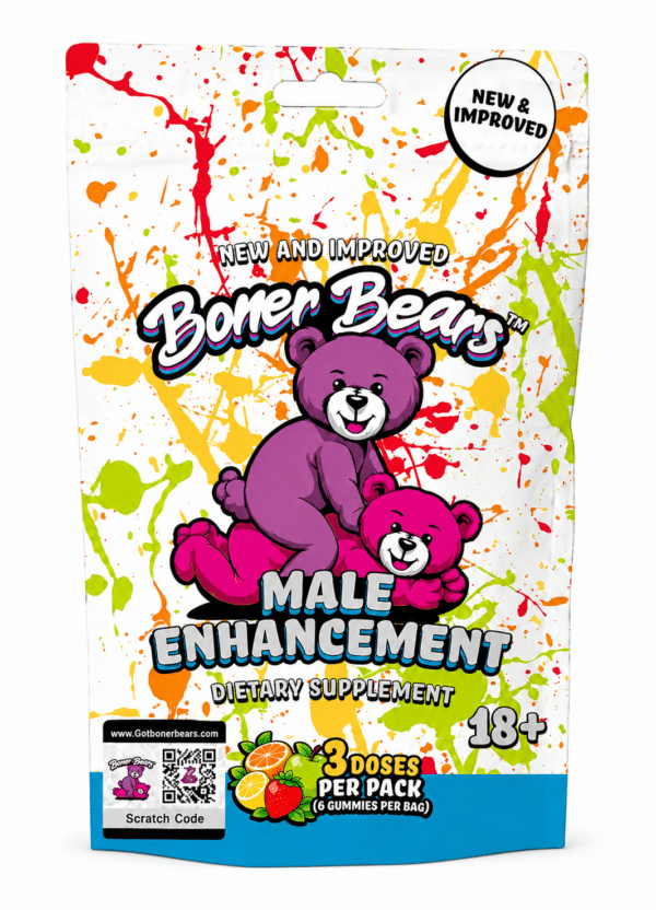 Boner Bears Extra Strength Gummies – 4ct Bag