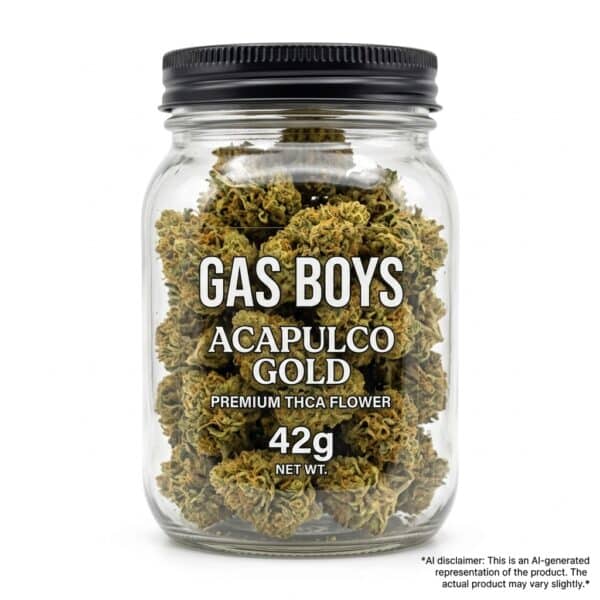 Gas Boys Acapulco Gold THCA Flower – 42g Jug