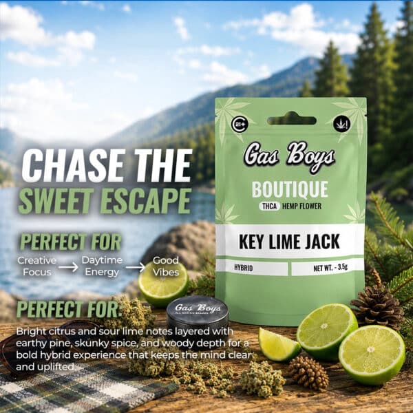 Gas Boys Key Lime Jack THCA Flower 42g Jug