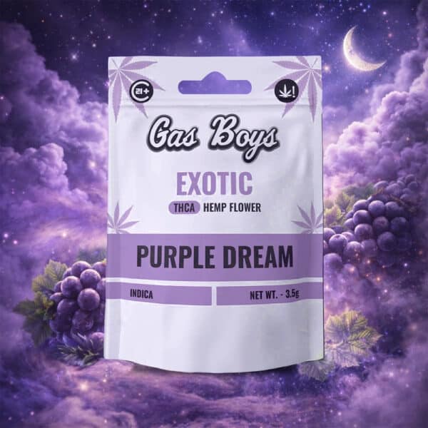 Gas Boys Purple Dream THCA Flower 3.5g Bag