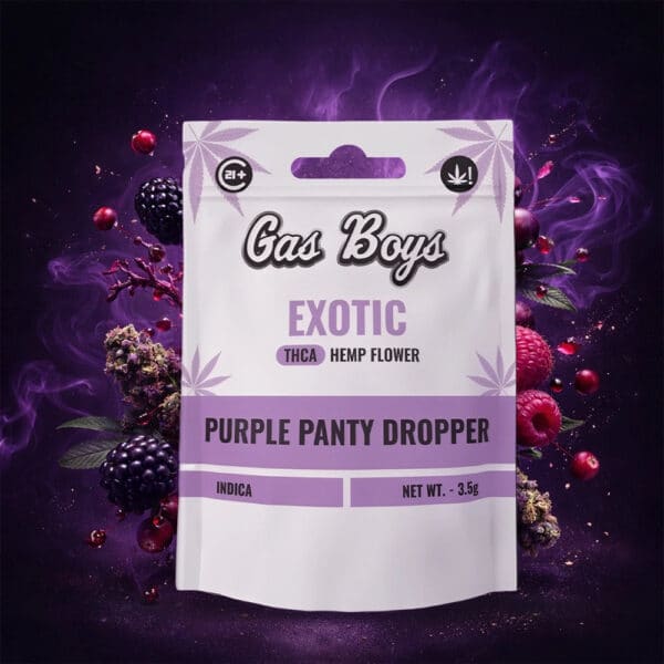 Gas Boys Purple Panty Dropper THCA Flower 3.5g Bag
