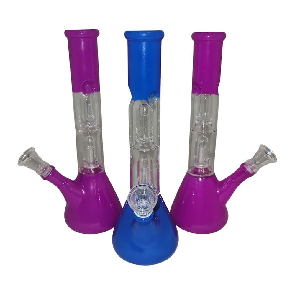 Epic Wholesale - Beaker Base Double Tree Perc Water Pipe