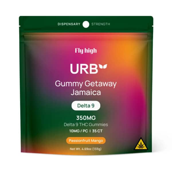 Epic Wholesale - URB Delta 9 THC Gummies – 350mg Passionfruit Mango 35ct