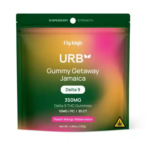 Epic Wholesale - URB Delta 9 THC Gummies – 350mg Peach Mango Watermelon