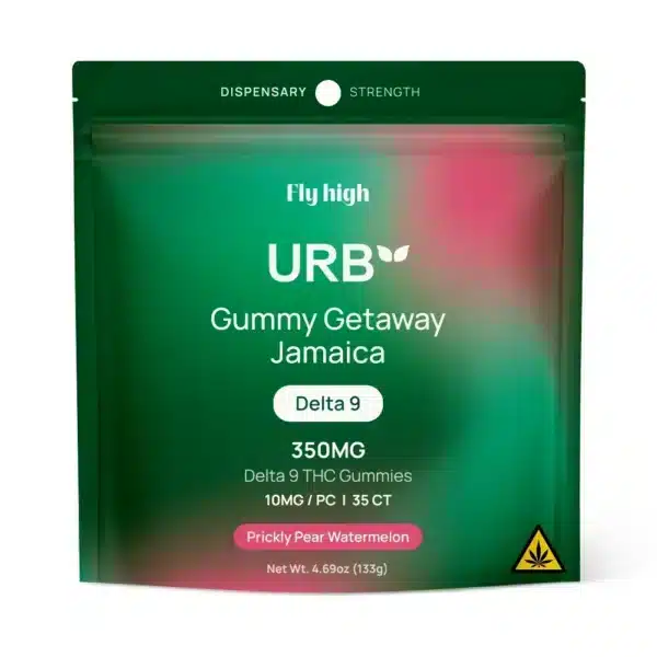 Epic Wholesale - URB Delta 9 THC Gummies – 350mg Prickly Pear Watermelon 35ct