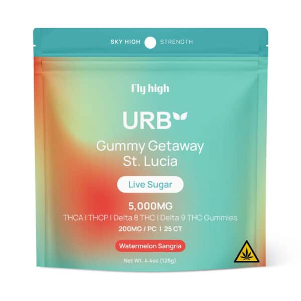 Epic Wholesale - URB Live Sugar Gummies 5000mg – 25ct Watermelon Sangria
