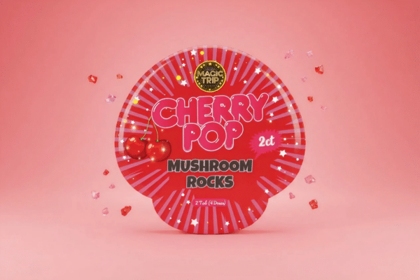 Magic Trip Mushroom Rocks Cherry – 2ct Pack
