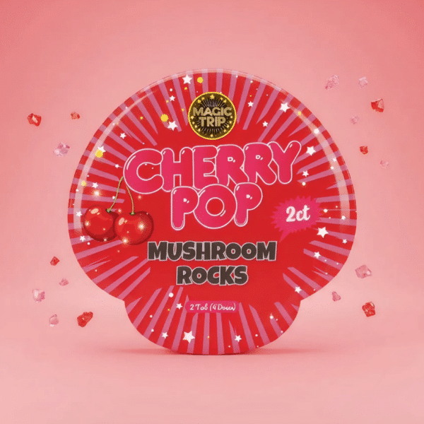 Magic Trip Mushroom Rocks Cherry – 2ct Pack