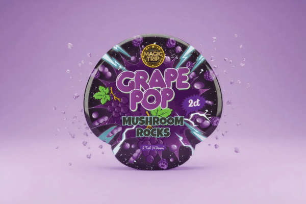 Magic Trip Mushroom Rocks Grape – 2ct Pack