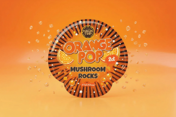 Magic Trip Mushroom Rocks Orange – 2ct Pack