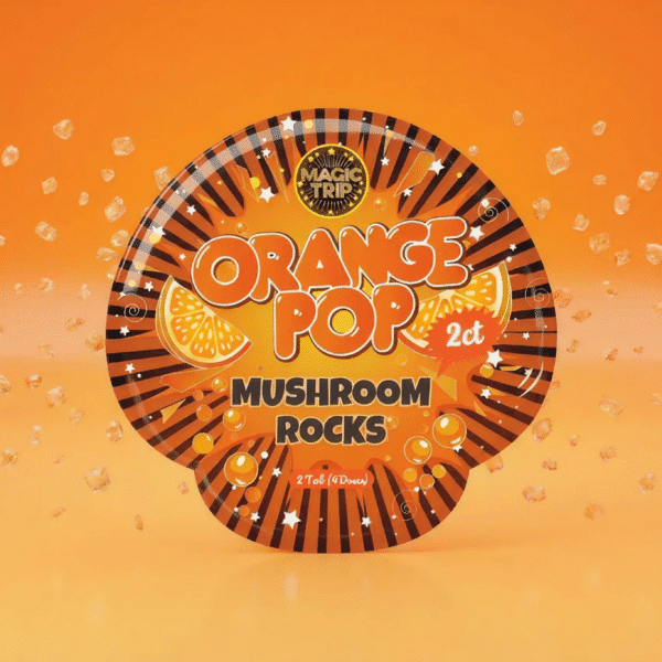 Magic Trip Mushroom Rocks Orange – 2ct Pack