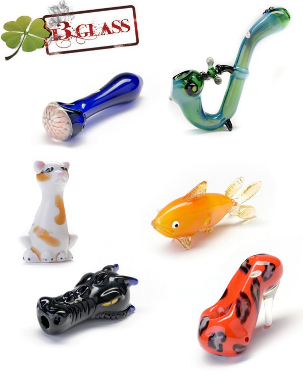 13 Glass Handpipes
