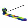 Incense Burner - Tye Dye Skull Boat