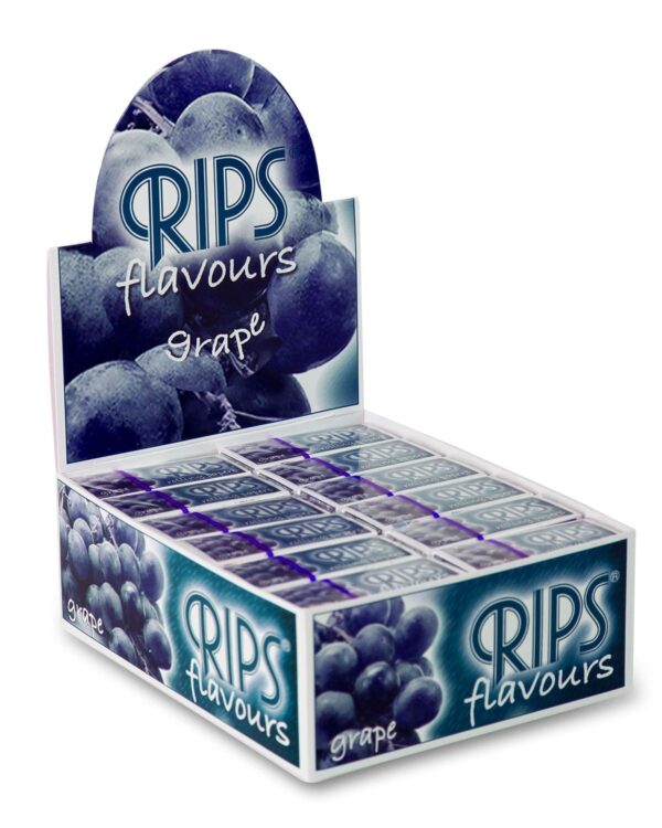 Rips Rolling Papers 24ct Box - Grape - Image 9